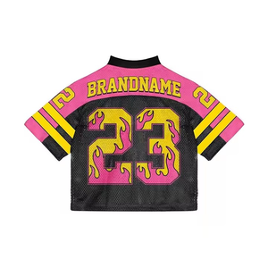 Maillot de football américain streetwear brodé avec logo personnalisé OEM coupe parfaite uniforme de football américain avec logo et design - Product Image 4