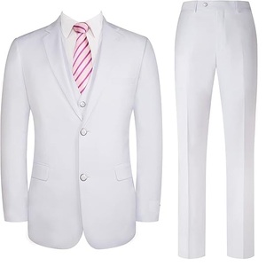 Nuevo Traje Formal de Negocios para Hombre, Modelo 2025, de 3 Piezas, Cruzado, de Tela de Lana Peinada, Impermeable, de Alta Calidad, con Pantalón - Product Image 2