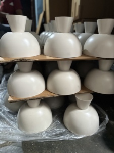 Kim loại trang trí Theodore bát trên côn cơ sở thiết kế mới handmade thép không gỉ trái cây và đồ ăn nhẹ phục vụ bát cho trung tâm - Product Image 3