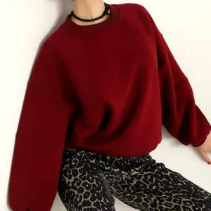 Professional Womens Heavyweight Active <b>Sweatshirts</b> with Custom Embroidery Mock Neck Front Logo All Seasons From Winter to Summer - Product Image 1