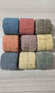 Rollos de Cinta de Hilo de Chenilla de Seda 100% Khadi Reciclado Hechos a Medida para Proyectos de Arte y Manualidades de Tejido a Mano para Reventa - Product Image 2