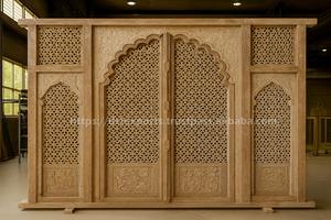 Muslim <b>Wedding</b> Stage Jharokha Style Wooden <b>Frames</b> Self-Standing Decorative <b>Wedding</b> <b>Frames</b> Modern White Gloss <b>Wedding</b> Stage UK - Product Image 6