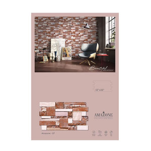 Azulejos de pared exterior de cerámica de venta a granel 31x56cm Azulejo de pared de decoración del hogar al aire libre de proveedor indio - Product Image 4