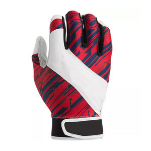 Gants de frappeur de baseball professionnels personnalisés en cuir respirant et durable, antidérapant, design OEM, personnalisable - Product Image 4