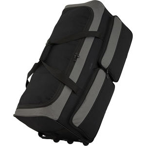Custom Tactical <b>Wheeled</b> Bottom Duffel <b>Bag</b> with Trolley <b>Travel</b> Luggage Factory Designed for Helmet Hockey Gear for Hockey Players - Product Image 1