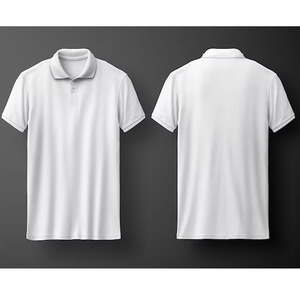 Chemises polo pour hommes, anti-transpiration, avec impression personnalisée, manches courtes, unisexes, respirantes, tissu 100% coton - Product Image 6