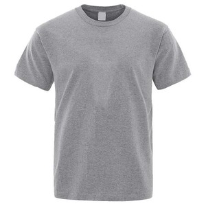 Men's Clothing T-Shirt Men <b>Short</b> Sleeve Summer Wear High Street Style 100% Cotton High Quality OEM Custom Breathable Quick Dry - Product Image 1