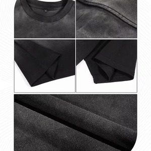 Camiseta extragrande lavada Vintage con logotipo personalizado, ropa de calle Premium, camiseta para hombres y mujeres, diseño personalizado, tela de algodón suave - Product Image 6