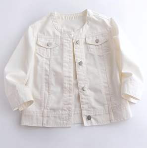 Chaqueta de Mezclilla para Hombre, Invierno, Cuello Alto, Manga 3/4, Largo Regular, 100% Algodón - Product Image 1