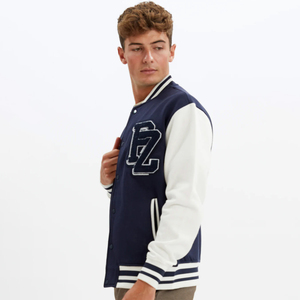 Custom Made Premium Quality Varsity <b>Jacket</b> for Men Stand Collar <b>Waterproof</b> Front Logo <b>Long</b> Sleeve Adult Size for Sale - Product Image 4