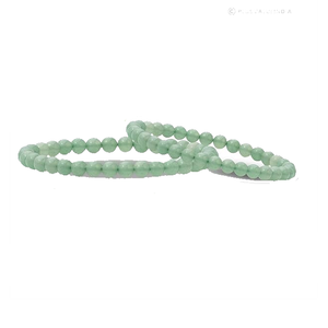 Pulsera de cristal Aventurina verde 6mm Cuentas redondas Piedra de cristal Piedra preciosa Joyería de moda Hombres y mujeres Regalo Energía - Product Image 3