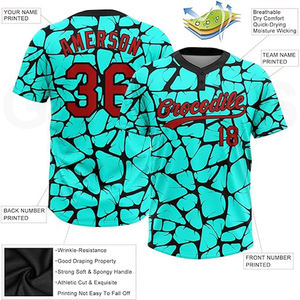 GANTS à manches courtes coupe décontractée City Baseball Jersey Coupe décontractée Respirant Personnalisable Respectueux de l'environnement 2025 - Product Image 5