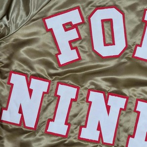 Custom Wholesale 100% Polyester Satin Varsity Bomber Baseball Winter Jacket - Product Image 4