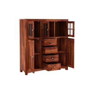 Armoire de chambre à coucher en bois à panneau de luxe personnalisable avec miroir Mobilier général pour usage domestique disponible à la vente - Product Image 5