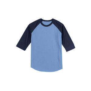 T-shirt de sport à manches 3/4, séchage rapide, 100 % polyester, col rond, style actuel, pour homme, baseball. - Product Image 5