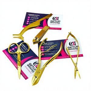 Tijeras profesionales de corte de pelo liso de plasma dorado para hombre y mujer, para salón de barbería - Product Image 6