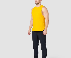 Verano cómodo al por mayor hombres camiseta sin mangas entrenamiento gimnasio sin mangas transpirable de talla grande buena calidad hombres camiseta sin mangas - Product Image 2