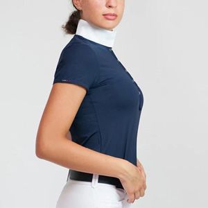 Camisa de equitación de alta calidad para mujer, ropa deportiva personalizable, ropa ecuestre, venta al por mayor, camisetas de espectáculo de equitación, Top Baselayer - Product Image 3