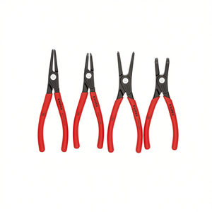 KNIPEX 4-Piece Precision Retaining Ring <b>Pliers</b> <b>Set</b> 19-60 mm in Roll-Up Pouch for Knife & Tool Use - Product Image 3
