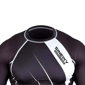 Mma Rash Guard Mangas cortas Sublimación digital Impreso Ropa deportiva Custom Rash Guard para unisex Media manga - Product Image 6