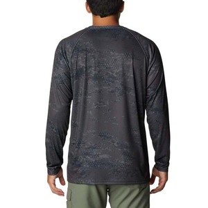 Camisetas personalizadas de manga larga para hombre, ropa de pesca Anti-UV UPF 50, protección solar, impresión por sublimación, transpirable, sólido - Product Image 4