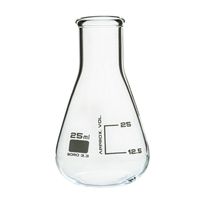 Flask Erlenmeyer Kaca Borosilikat Berkualitas Tinggi 50ml Flask Laboratorium Kimia Bergraduasi