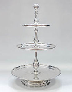 Attractive Design Nickel Finished Metal Cup Cake Server Stand for Home Hotel Restaurant Birthday Parties-Cake <b>Tools</b> - Product Image 4