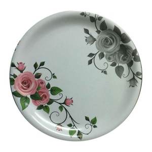 Assiette de service décorative de forme circulaire en bois pour le dîner, finition émaillée brillante, assiette de service en bois pour casserole - Product Image 3