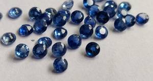 100% ธรรมชาติสีฟ้า Cyanite 3 มม.รอบเหลี่ยมเพชรพลอยคุณภาพสูงของแท้หลวมปรับเทียบอัญมณีสําหรับเครื่องประดับทําใช้ในราคาจํานวนมาก - Product Image 2