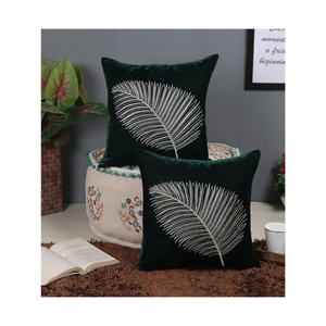 หมอนอิงสี่เหลี่ยมผ้าฝ้าย 100% ขนาด 18x18 นิ้ว ปักลายแบบมินิมอล ย้อมด้วยสีธรรมชาติ สำหรับผู้ซื้อส่งออกและโลโก้สั่งทำ จัดส่งรวดเร็ว - Product Image 3