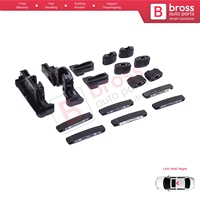BSR665 MySky Support de plafond coulissant pour toit panoramique, ensemble de 16 pièces pour Renegade BU B1 BV 2014-actuellement SUV Van 77368445 46