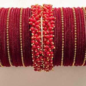 <b>Indian</b> Fashionable and Traditional Brass <b>Bangles</b> Women Wedding <b>Bangles</b> for Women and Girls - Product Image 2
