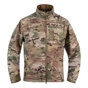 Mid-Season <b>Waterproof</b> Field <b>Jacket</b> with Durable Fabric Windproof & Quick Dry Features Functional Pocket System-AGENTIS <b>CAMO</b> - Product Image 1