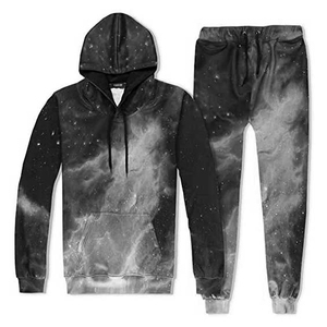 Venta al por mayor personalizado Made2025Venta caliente OEM de alta calidad de los hombres de sublimación conjuntos de chándal 100% poliéster pulóver chándal para hombres - Product Image 2