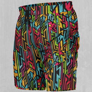 Custom Digital Printing Design Men Sublimation Short Breathable And Trending Men Sublimation Double <b>Layer</b> Shorts OEM Service - Product Image 6