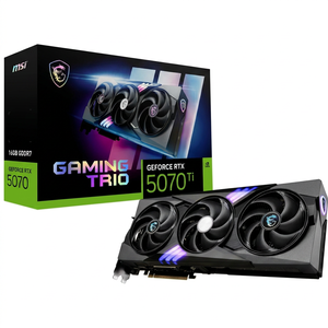 การ์ดจอ MS NVIDI GeForce RTX 5070 Ti 16G Gaming Trio OC Plus - หน่วยความจำ 16 GB GDDR7 (28 GB/s, 256-bit), PCIe 5.0 - Product Image 1