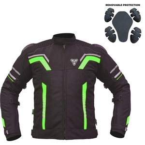 Blousons de moto en textile pour hommes de haute qualité avec impression sérigraphiée sur le col, vente en gros, protection de sécurité pour la moto et les courses automobiles - Product Image 1