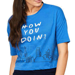 Camiseta extragrande hecha a medida para mujer, Camiseta extragrande de algodón y poliéster de la mejor calidad para mujer - Product Image 1