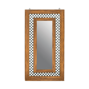 Solid Wood Jali <b>Mirror</b> Home Furniture Product - Product Image 2