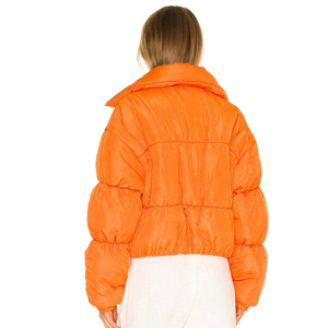Nouvelle arrivée, doudoune pour femmes, style matelassé, personnalisable, brillante, imperméable, respirante, coupe-vent, écologique - Product Image 5