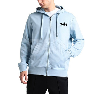 Custom Design Cotton Blended Hoodies Casual Warm Hoodies Hot Selling Cotton Polyester Zipper Hoodies - Product Image 2