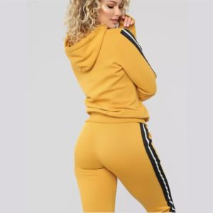 Ensemble de survêtements décontractés respirants pour hommes 2025 – Sweat à capuche 100 % coton et pantalon de jogging coupe droite – Survêtement deux pièces - Product Image 4