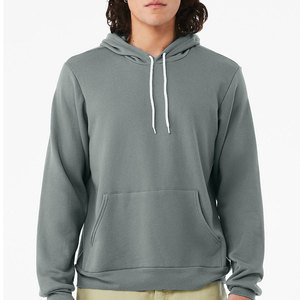 Bella personnalisé toile Tri-mélange polaire pull à capuche hommes Slim Fit basique pull à capuche sweat à capuche - Product Image 4