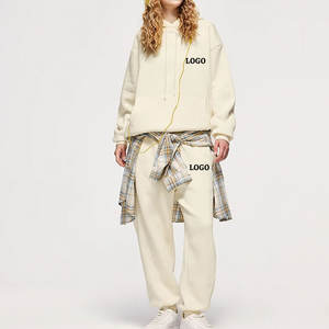 2025 Women's <b>Maternity</b> Casual <b>Hoodie</b> Long Sleeve Tracksuit Lightweight Reversible Winter 100% Cotton Sweatsuit Loungewear Sets - Product Image 3