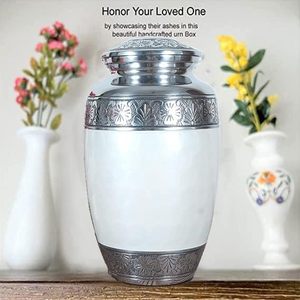Engraved Aluminium Cremation Urn for Human <b>Ashes</b> Adult Male Female Pets Cat <b>Dog</b> Urn, Large Burial Funeral Urns - Product Image 2