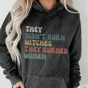 เสื้อกันหนาวมีฮู้ดโอเวอร์ไซส์ผู้ชายเสื้อมีฮู้ดโอเวอร์ไซส์สไตล์วินเทจซักกรดเสื้อมีฮู้ดสไตล์สตรีท - Product Image 5