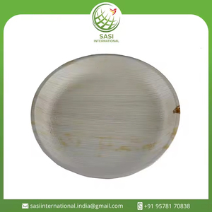 Assiettes de restauration jetables en feuille de palmier biodégradables de haute qualité assiettes de service écologiques pour les fêtes de service de nourriture mariages - Product Image 6