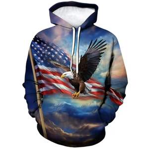 Sudaderas con capucha de poliéster/nailon de 300gsm de punto con cremallera personalizada al por mayor de producción en fábrica para prensa de calor por sublimación de tinte - Product Image 2