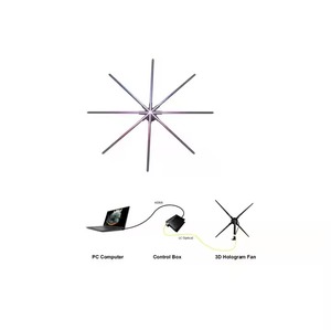 Ventilador holográfico 3D con pantalla LED habilitada para HDMI de 180cm de alta calidad para promociones inmersivas en interiores y exteriores Pantalla LED gigante para - Product Image 1