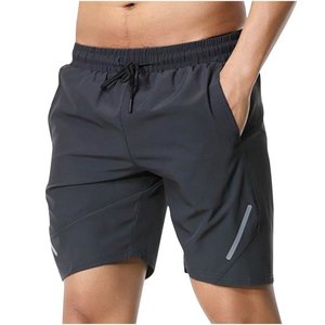 Short de fitness solide pour hommes course à pied football cyclisme basket-ball séchage rapide respirant confortable coupe ample 100% coton élastique - Product Image 4